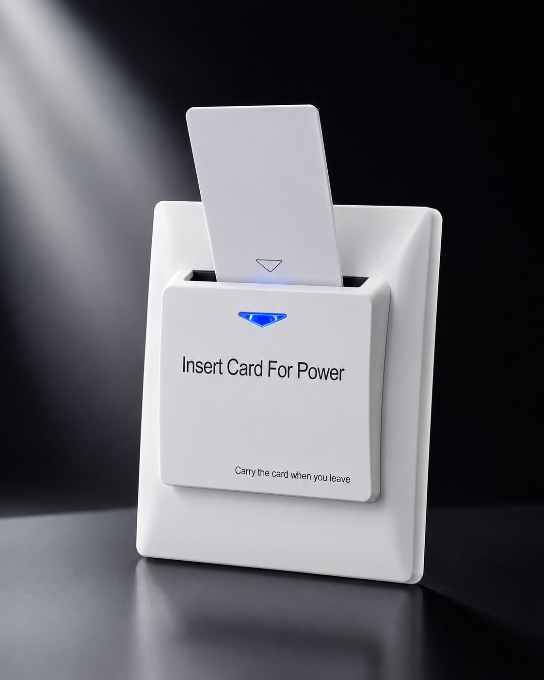 Hotel electricity saving device placeholder